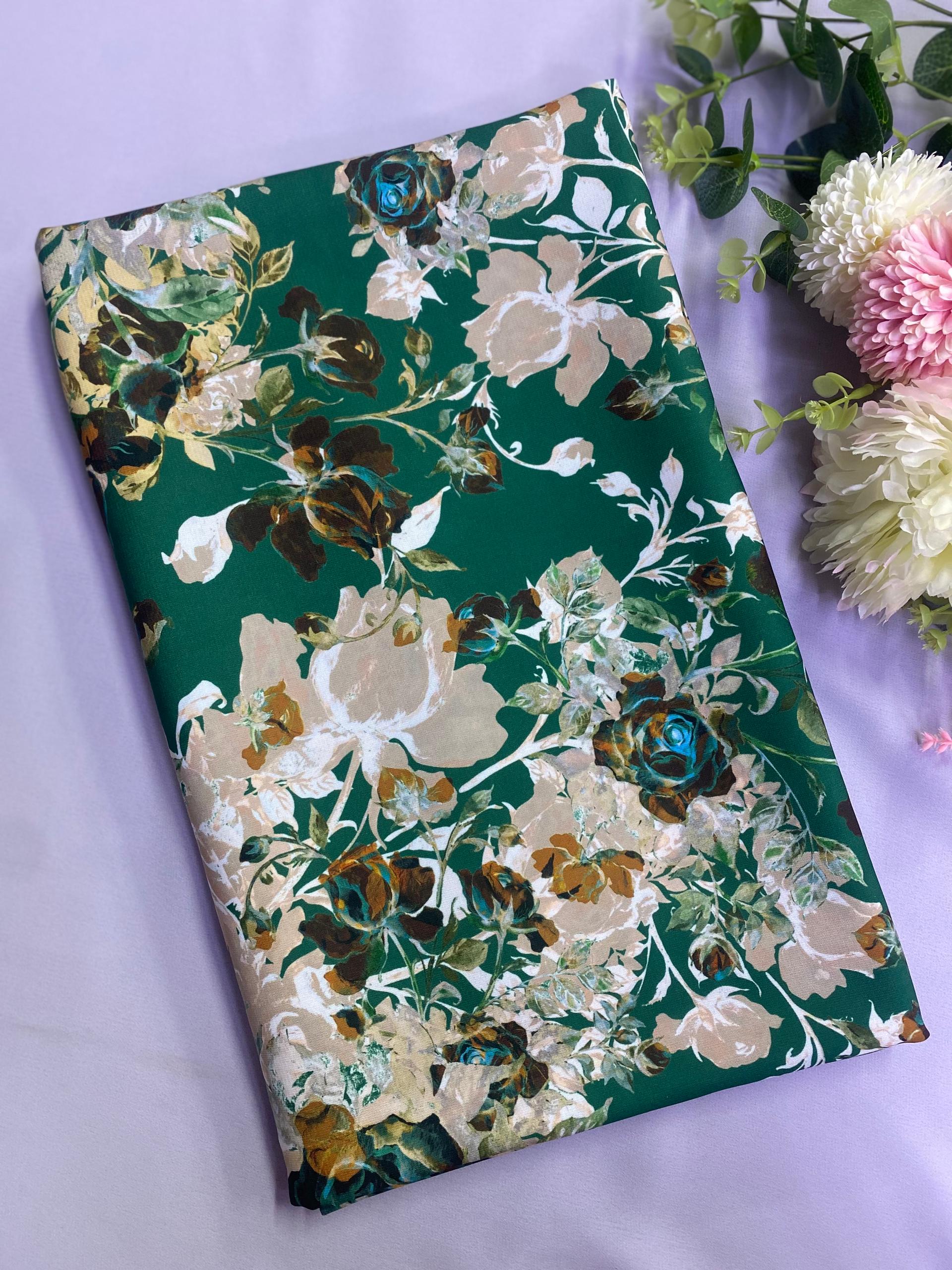 MARYAM SNOW SILK- MSS-811 ( FOREST GREEN )