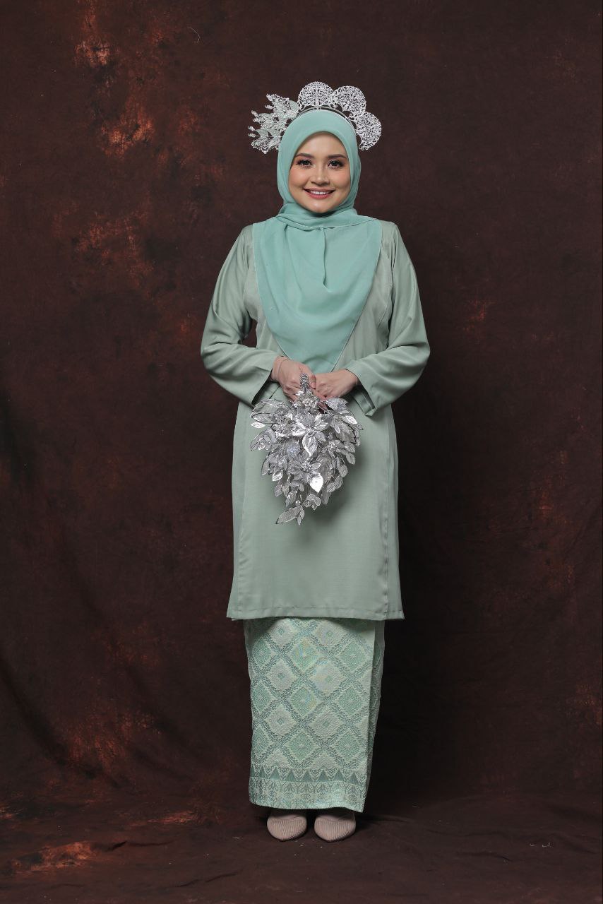 Qaseh Puteri Songket - DUSTY GREEN
