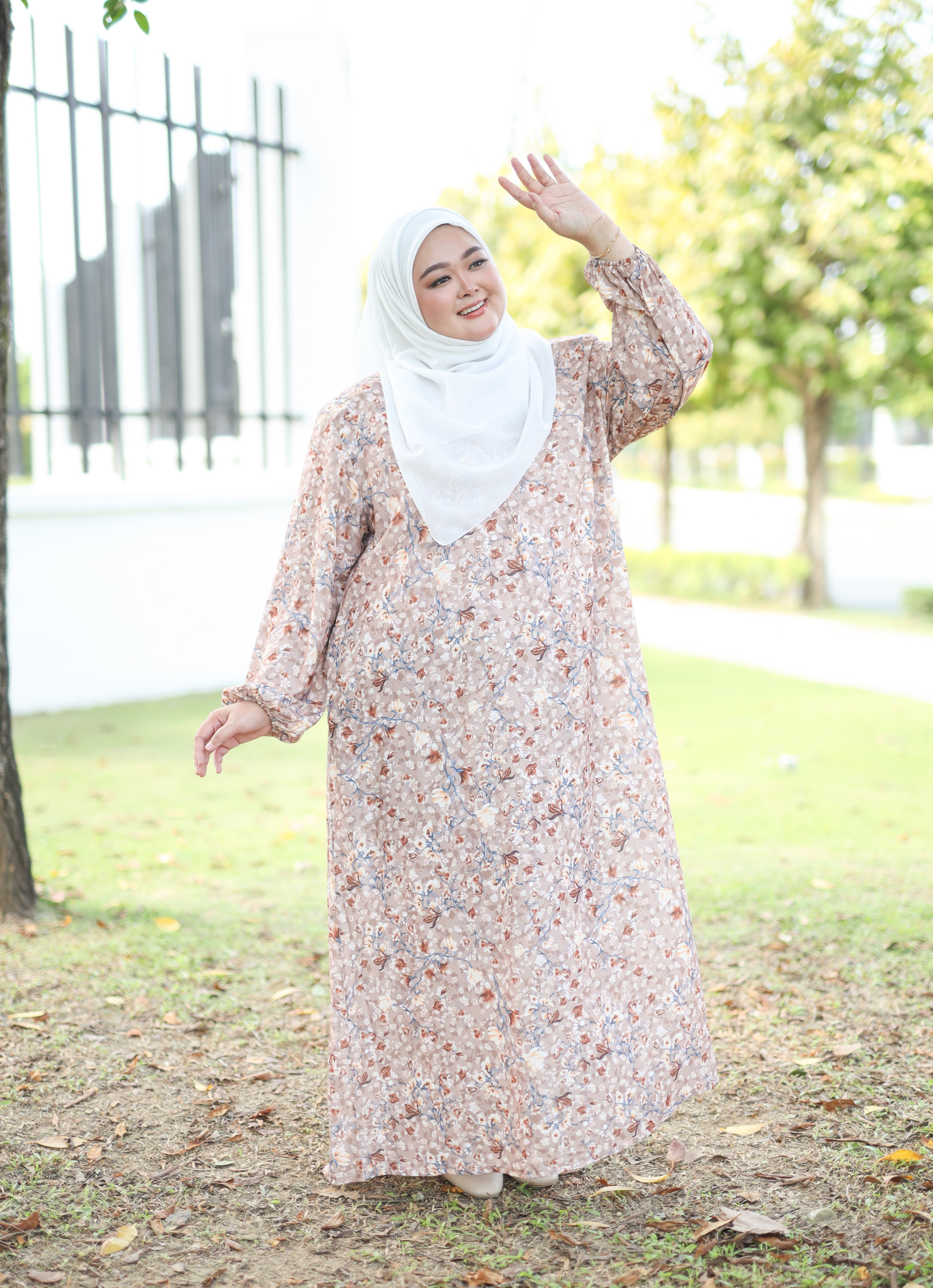 Jubah Adawiyah - JDS-615 ( NUDE BROWN )
