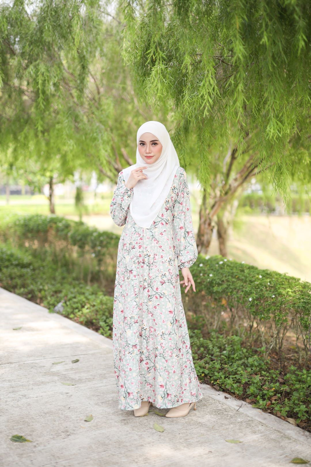 Jubah Adawiyah - JDS-617 ( PASTEL MINT )