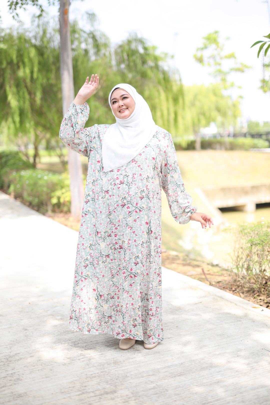 Jubah Adawiyah - JDS-617 ( PASTEL MINT )