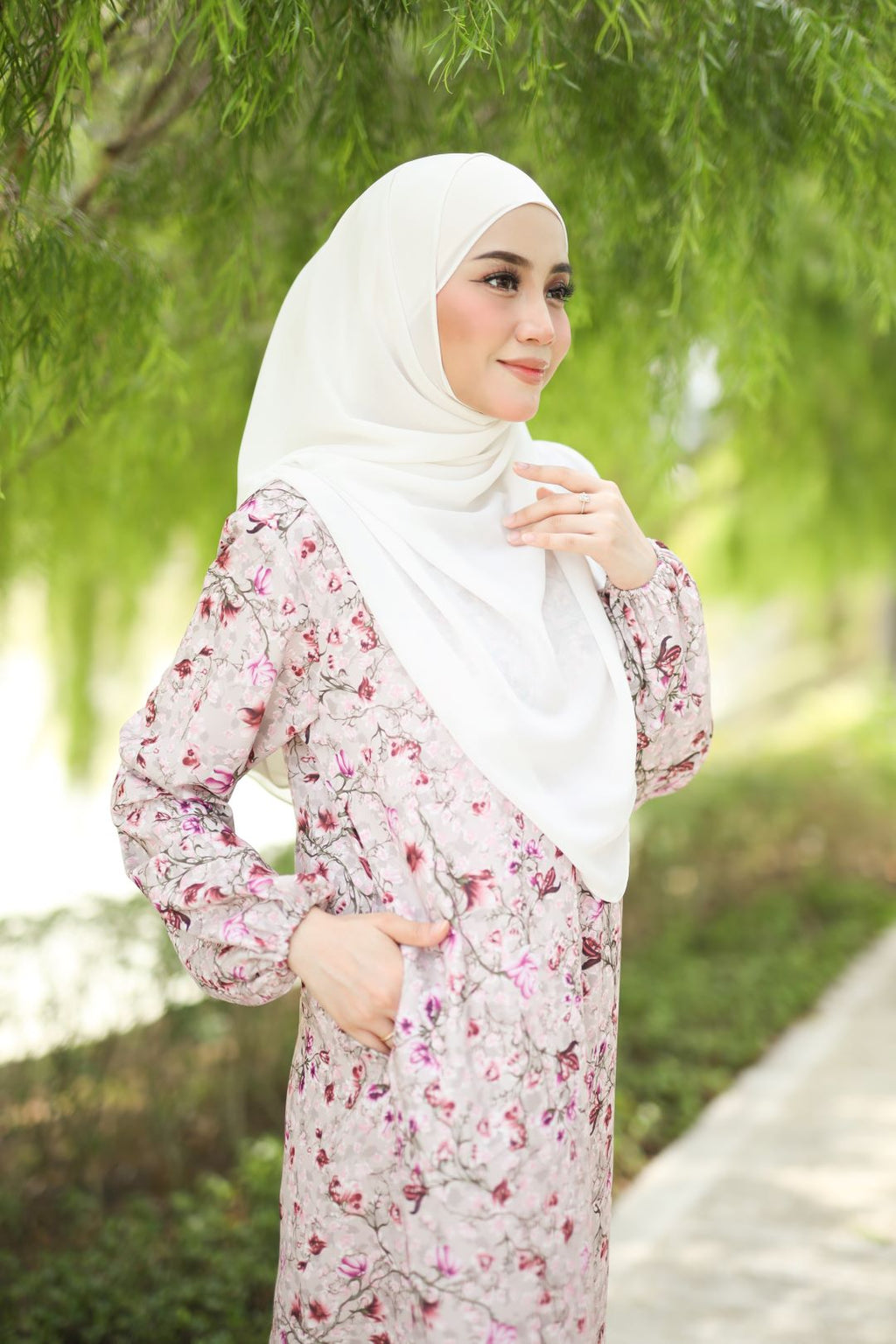Jubah Adawiyah - JDS-618 ( PINK KHAKI )