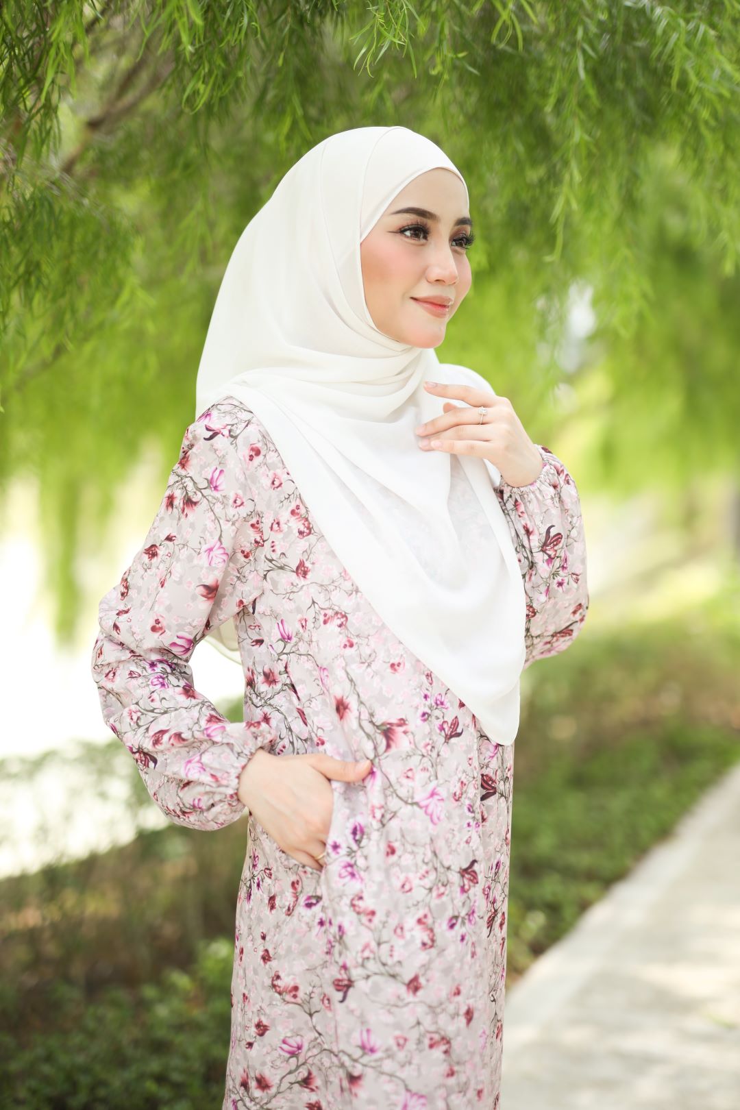 Jubah Adawiyah - JDS-618 ( PINK KHAKI )