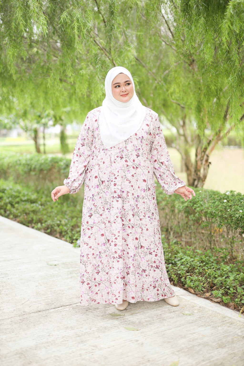 Jubah Adawiyah - JDS-618 ( PINK KHAKI )