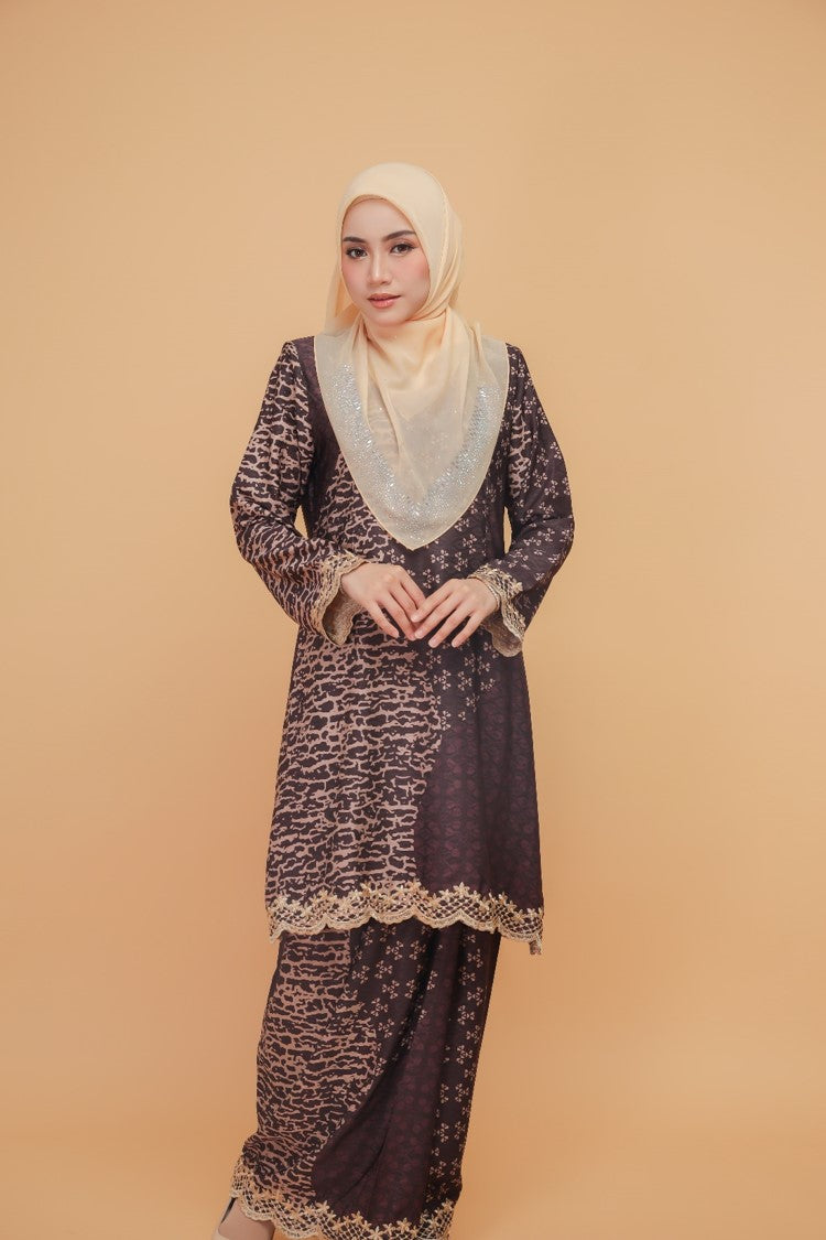 GAMILA MODERN RIAU - PURPLE BURGUNDY