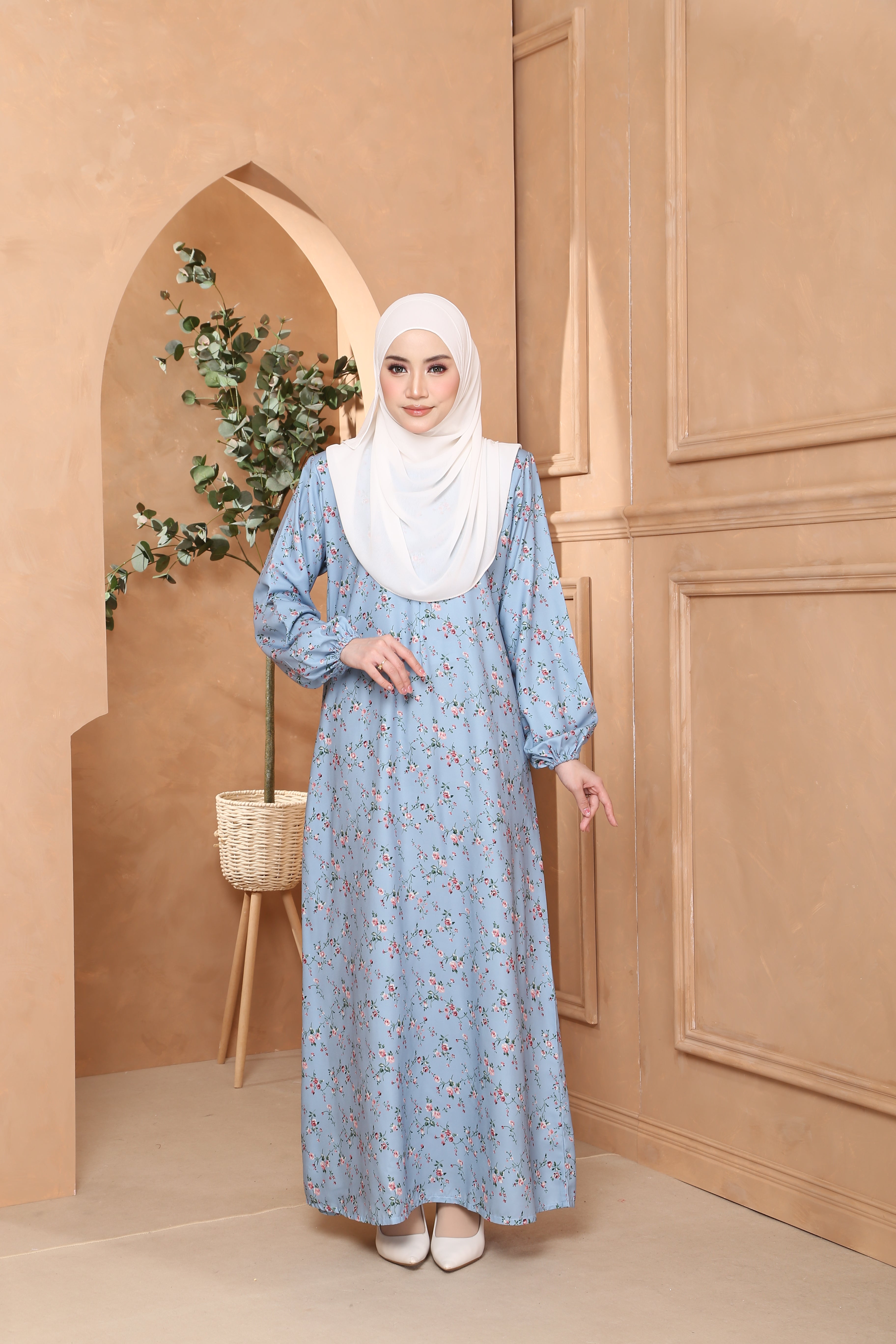 Jubah Helena Exclusive - JHE-524 ( BABY BLUE )