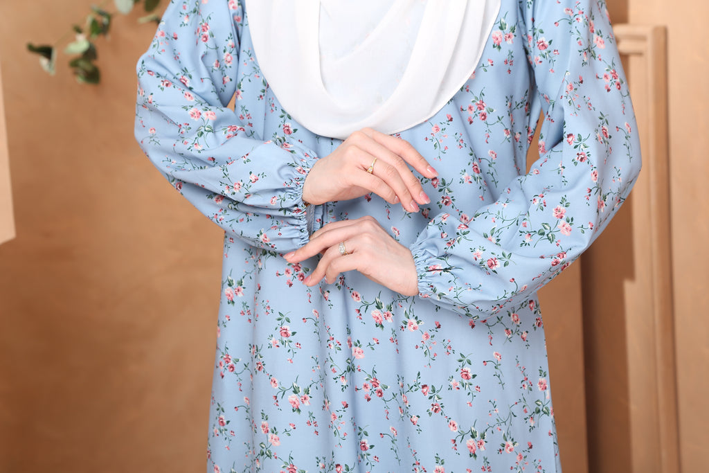 Jubah Helena Exclusive - JHE-524 ( BABY BLUE )