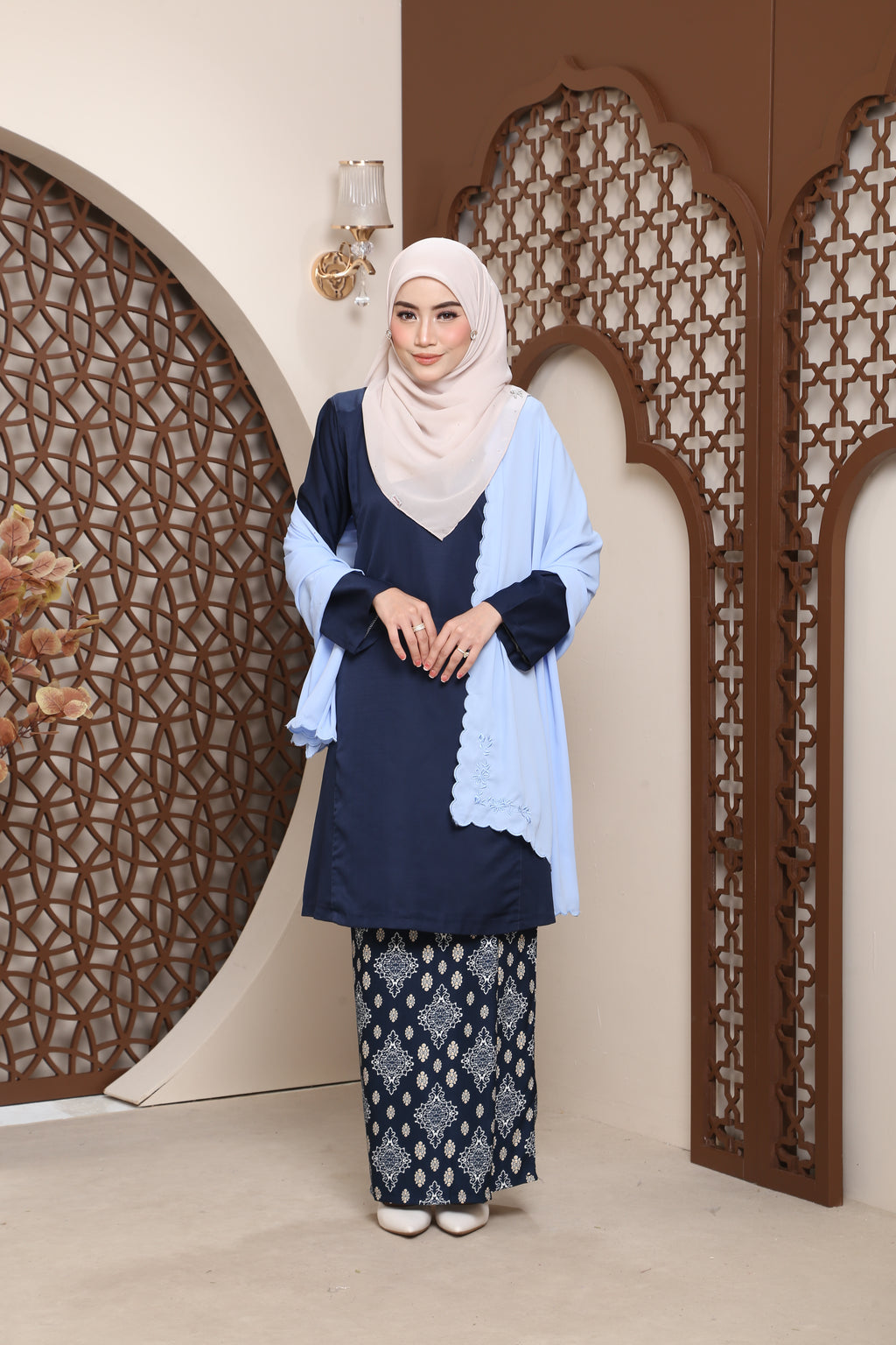 Embun Songket Exclusive - NAVY BLUE