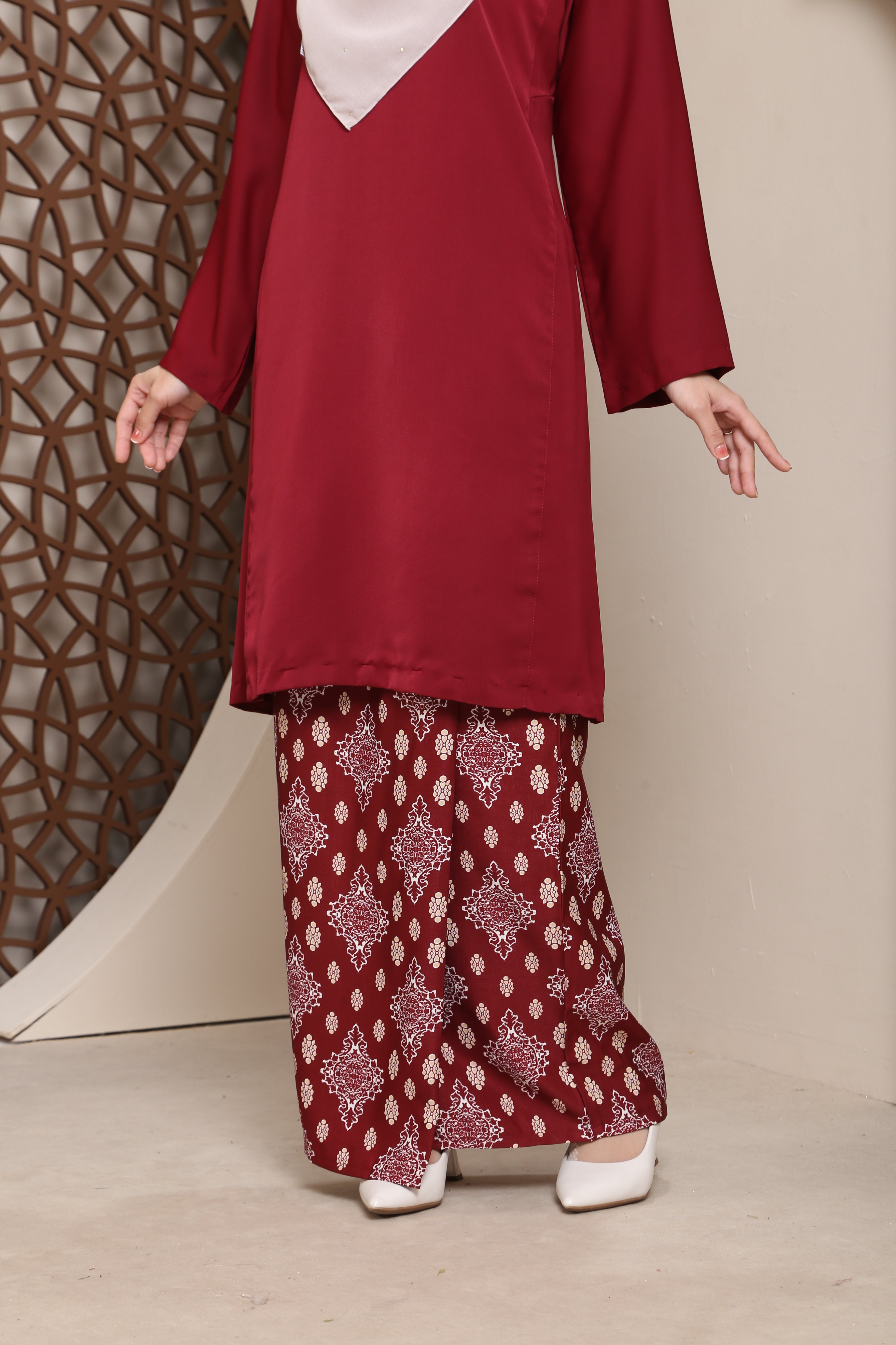 Embun Songket Exclusive - MAROON