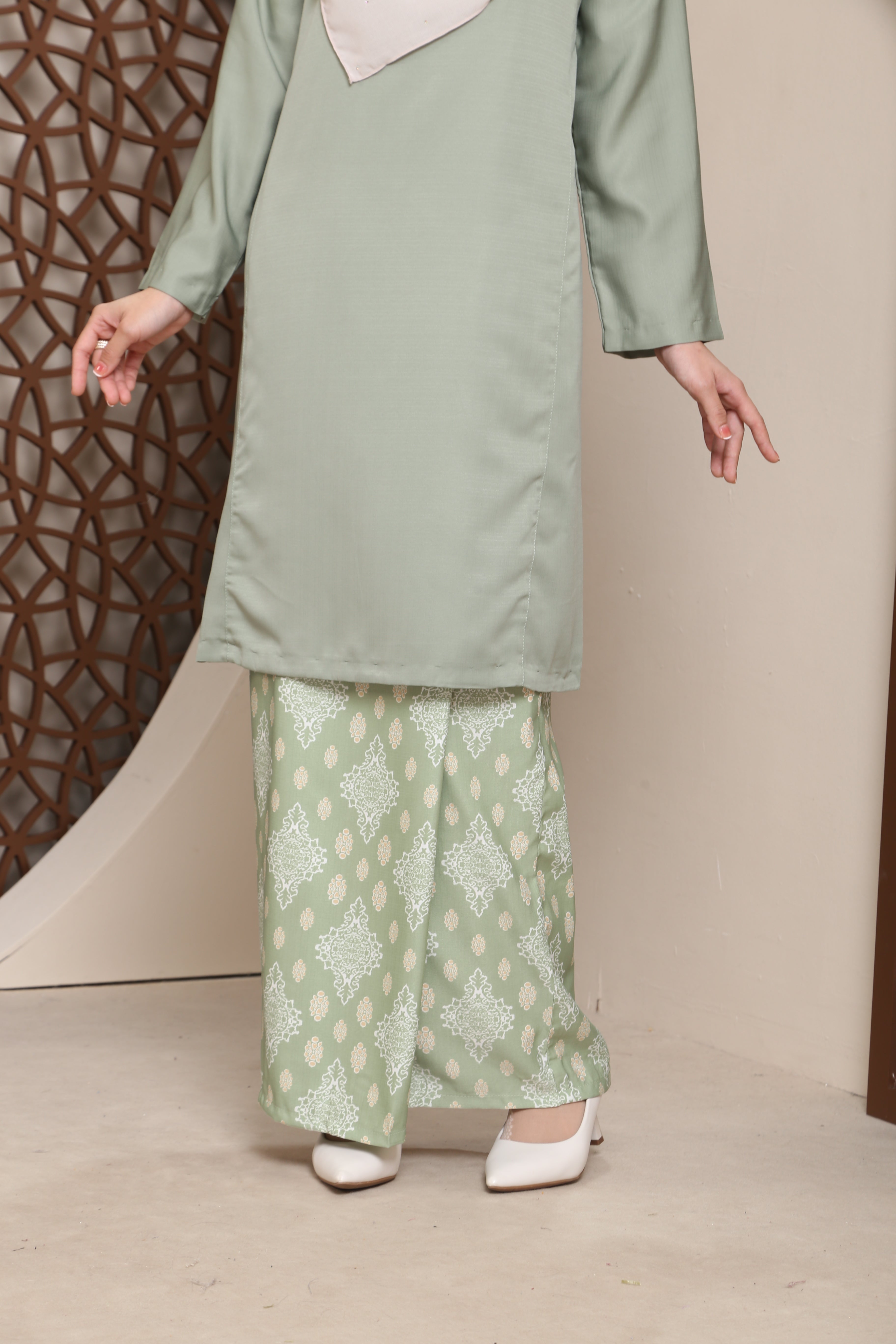 Embun Songket Exclusive - DUSTY GREEN