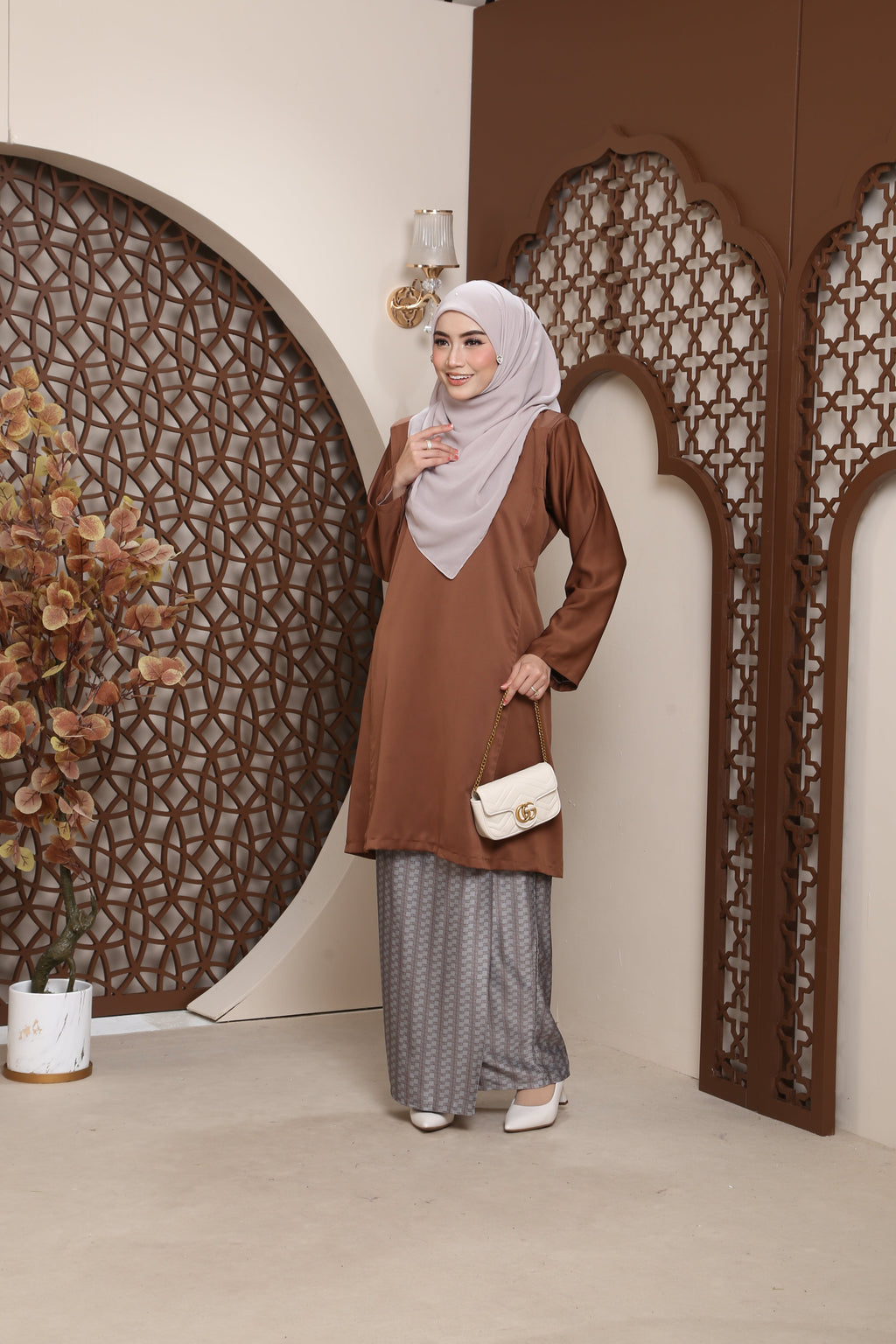 Kurung Pahang Juwita - RICH BROWN