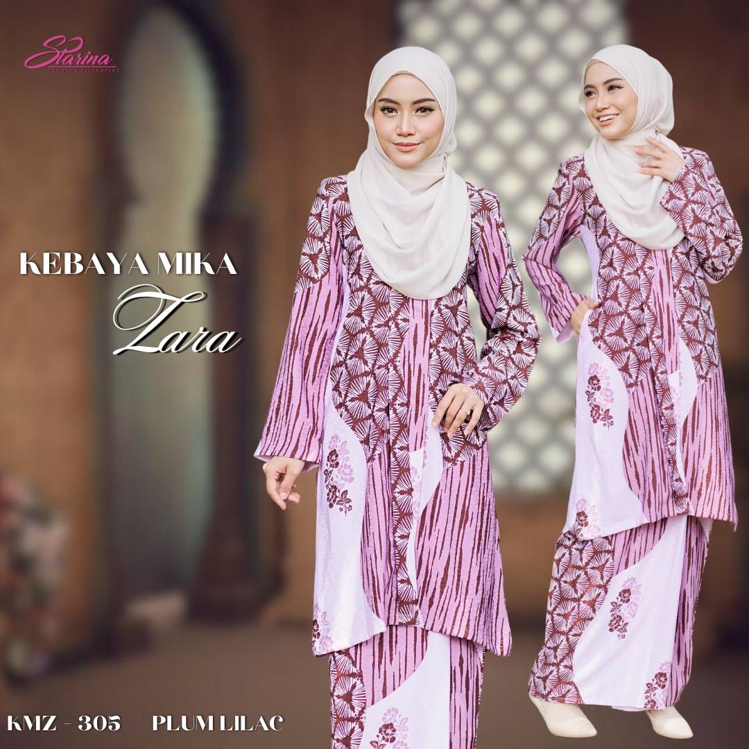 KEBAYA MIKA ZAHRA - PLUM LILAC
