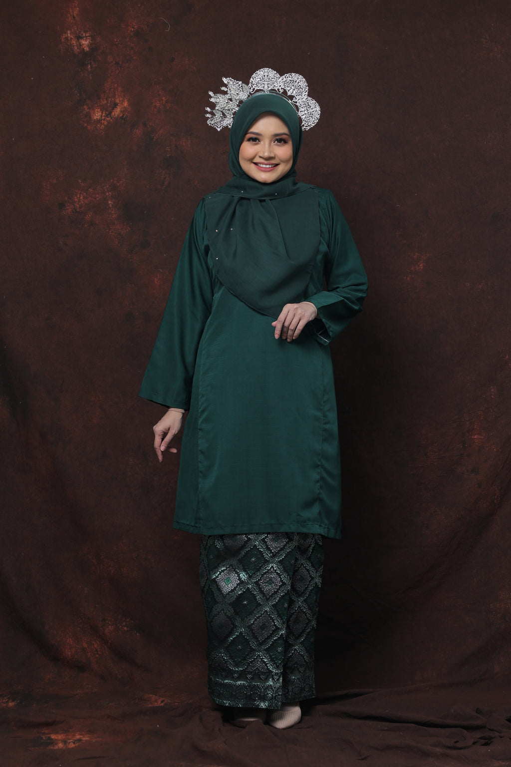 Qaseh Puteri Songket - EMERALD GREEN
