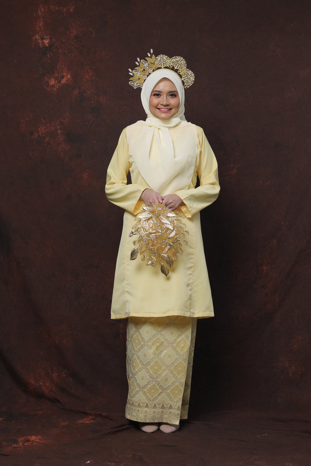 Qaseh Puteri Songket - LIGHT YELLOW