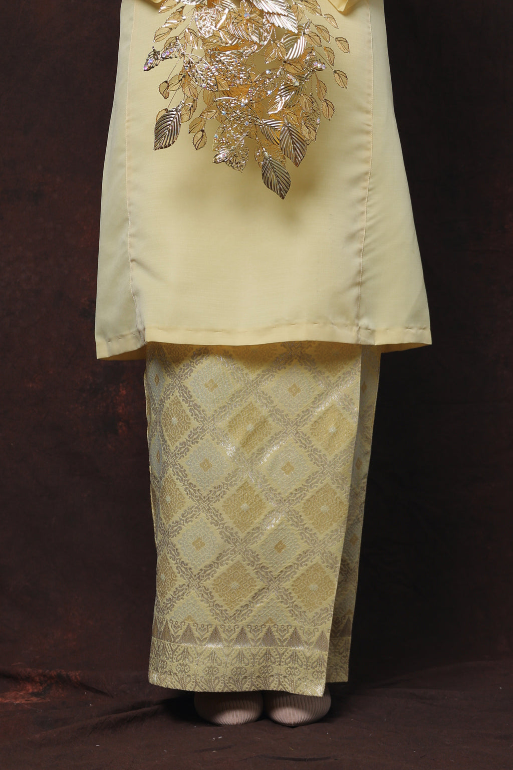 Qaseh Puteri Songket - LIGHT YELLOW