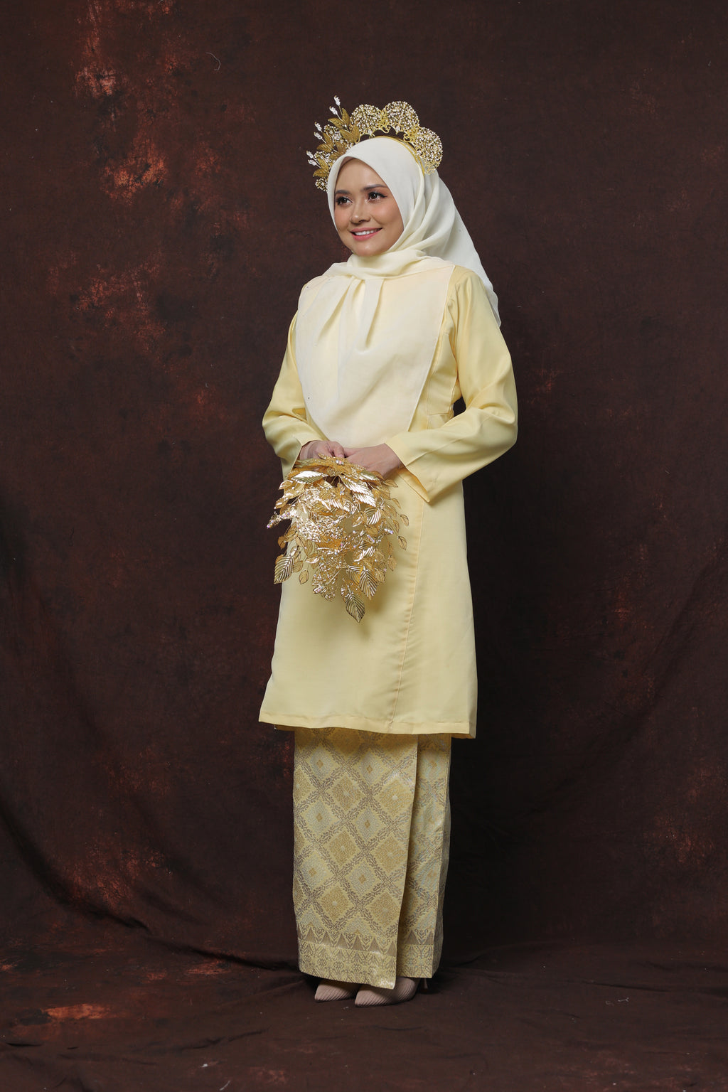 Qaseh Puteri Songket - LIGHT YELLOW