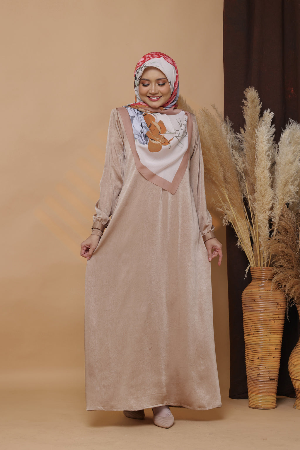 Jubah Maisarah - JMP-903 ( CHAMPANGE GOLD )