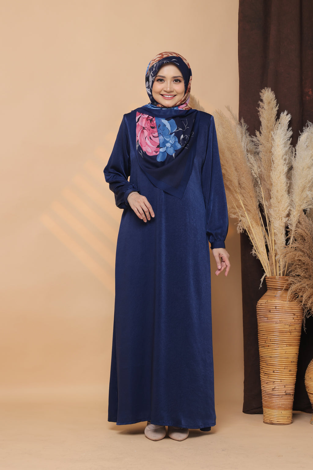 Jubah Maisarah -JMP-905 ( BLUE BLACK )