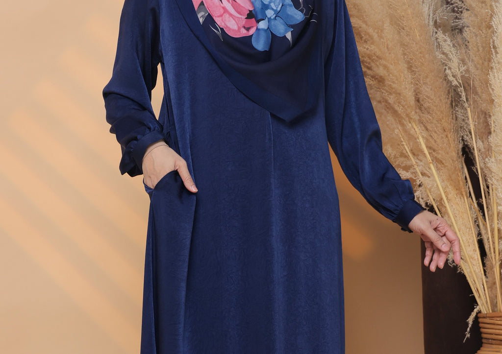 Jubah Maisarah -JMP-905 ( BLUE BLACK )