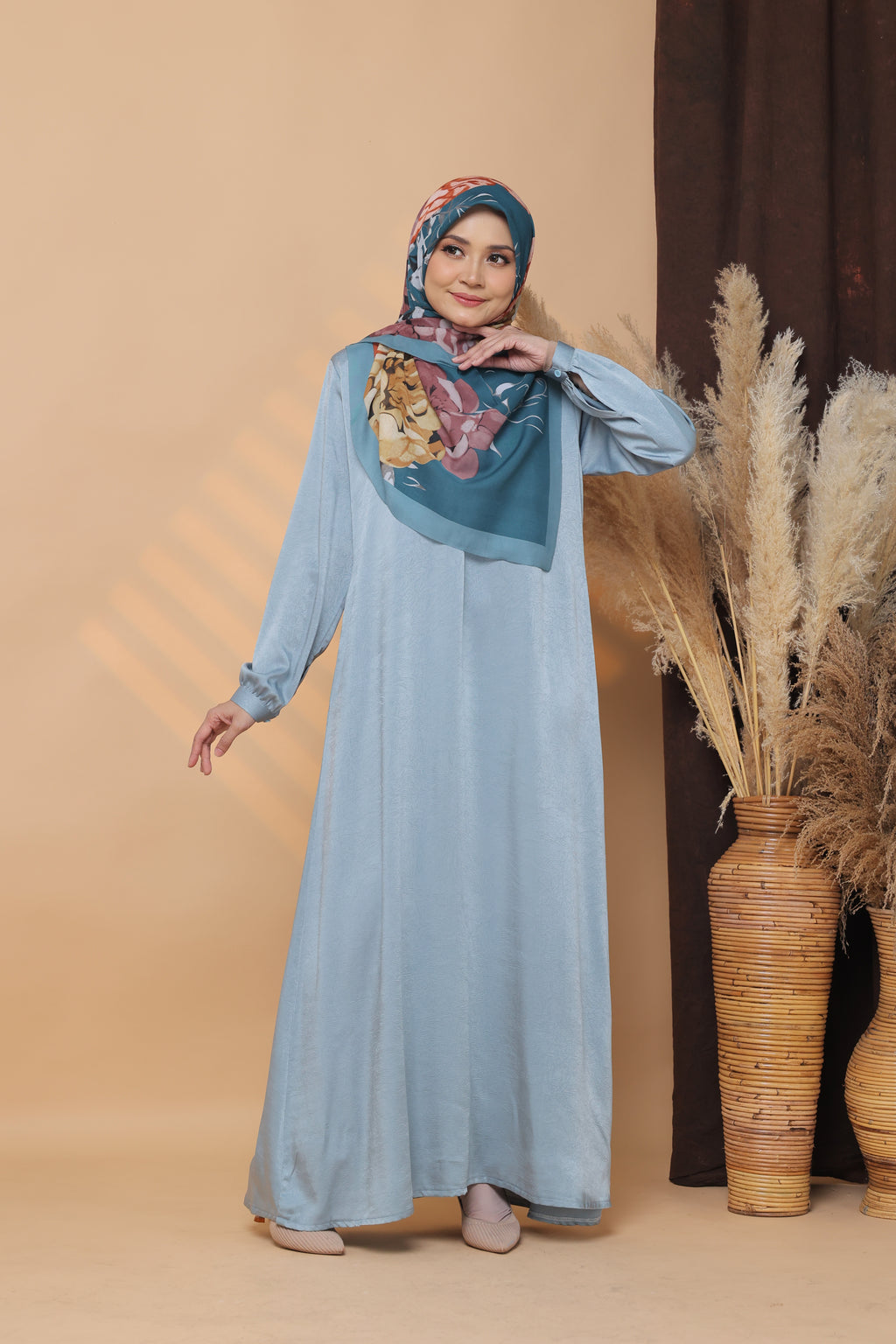 Jubah Maisarah - JMP-902 ( DUSTY BLUE )