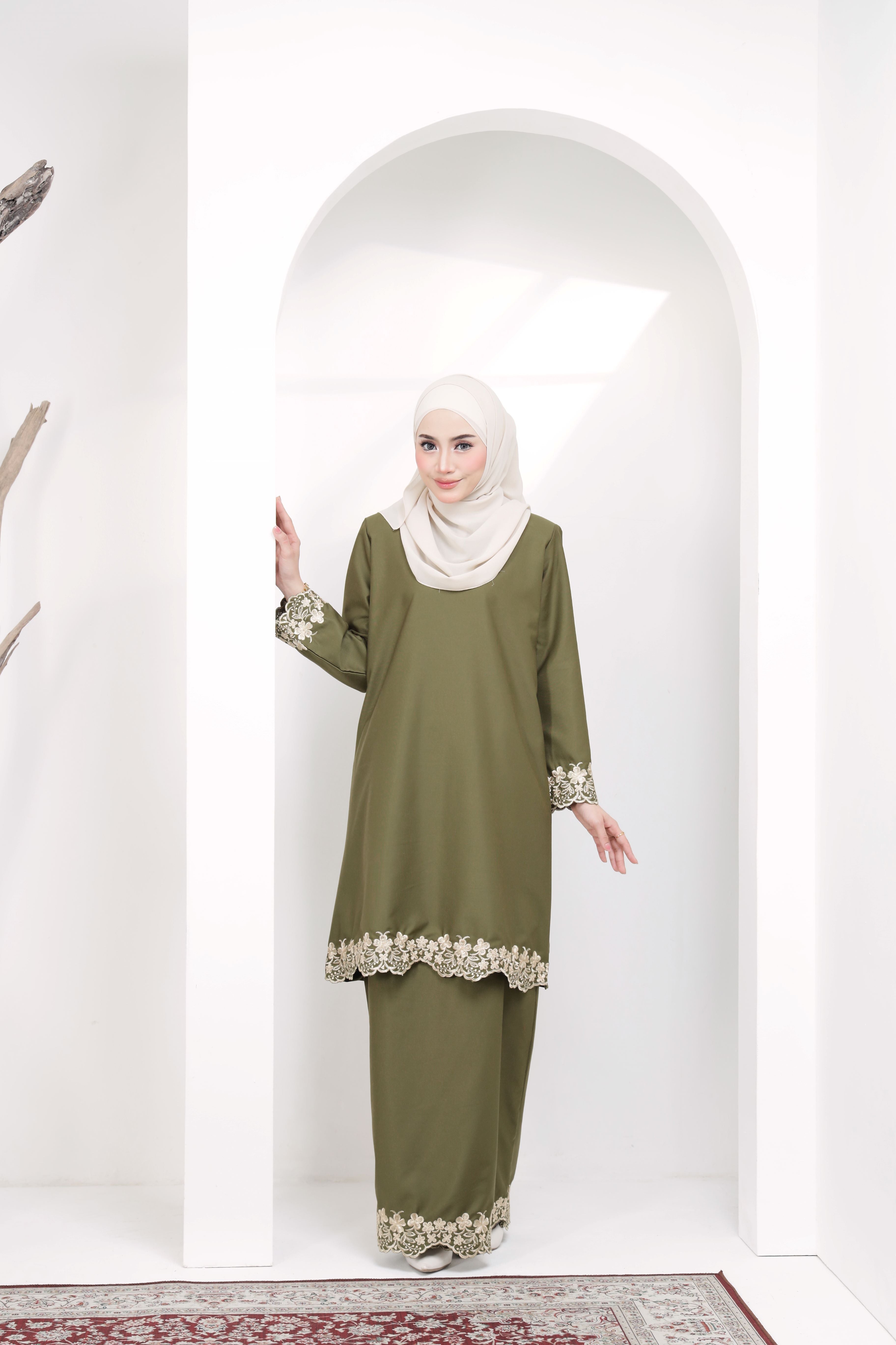 FIONA ROSE EXCLUSIVE 2.0 - FRE-213- OLIVE GREEN (GERMAN COTTON)