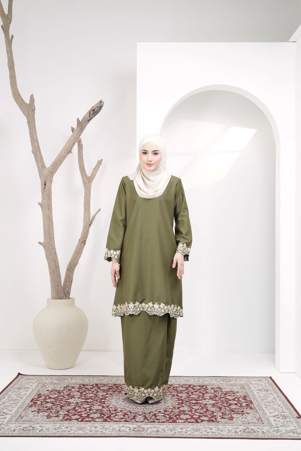 FIONA ROSE EXCLUSIVE 2.0 - FRE-213- OLIVE GREEN (GERMAN COTTON)
