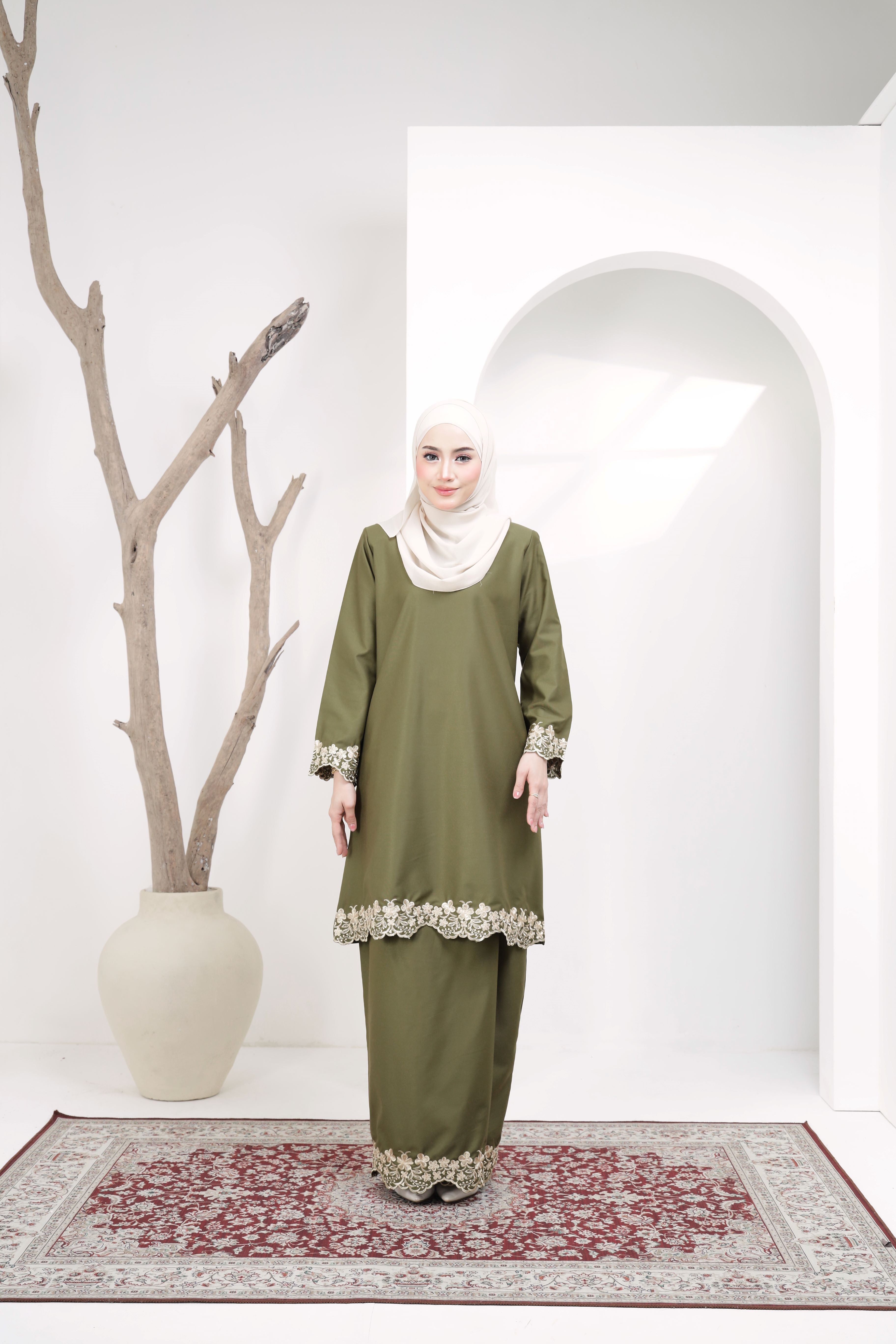 FIONA ROSE EXCLUSIVE 2.0 - FRE-213- OLIVE GREEN (GERMAN COTTON)