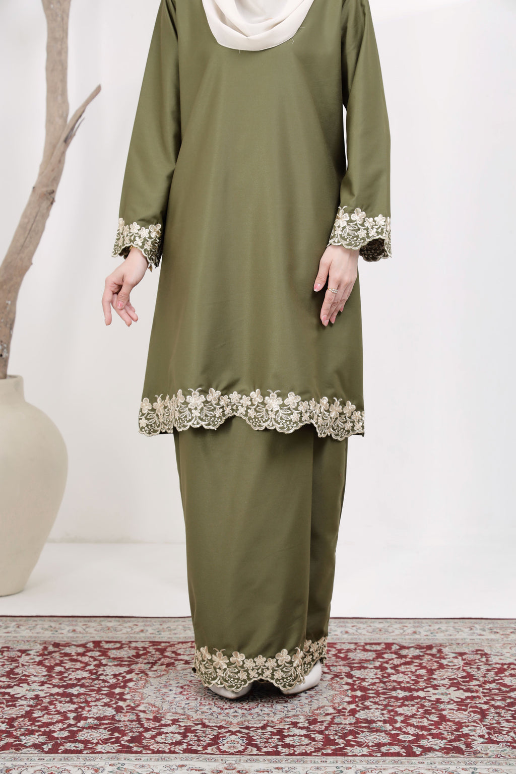 FIONA ROSE EXCLUSIVE 2.0 - FRE-213- OLIVE GREEN (GERMAN COTTON)