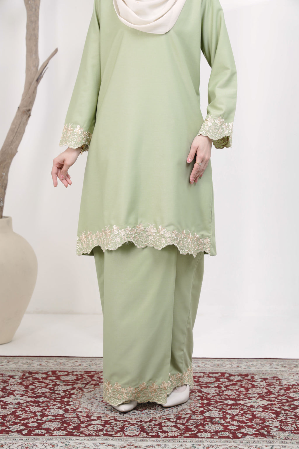 FIONA ROSE EXCLUSIVE 2.0 - FRE-215- DUSTY GREEN (GERMAN COTTON)