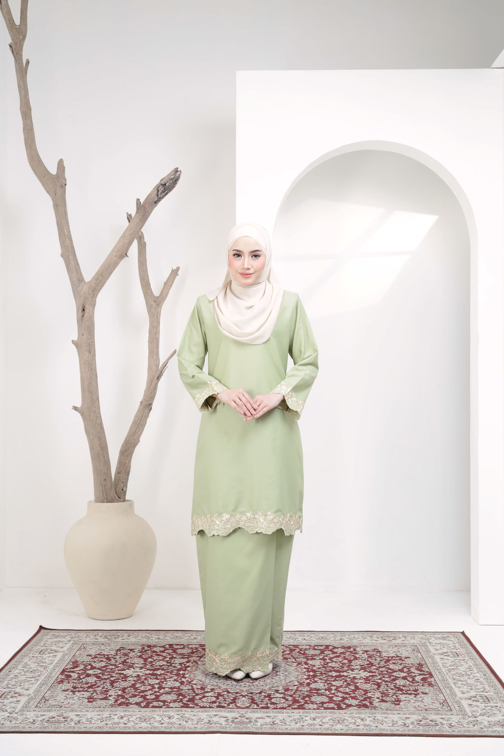 FIONA ROSE EXCLUSIVE 2.0 - FRE-215- DUSTY GREEN (GERMAN COTTON)