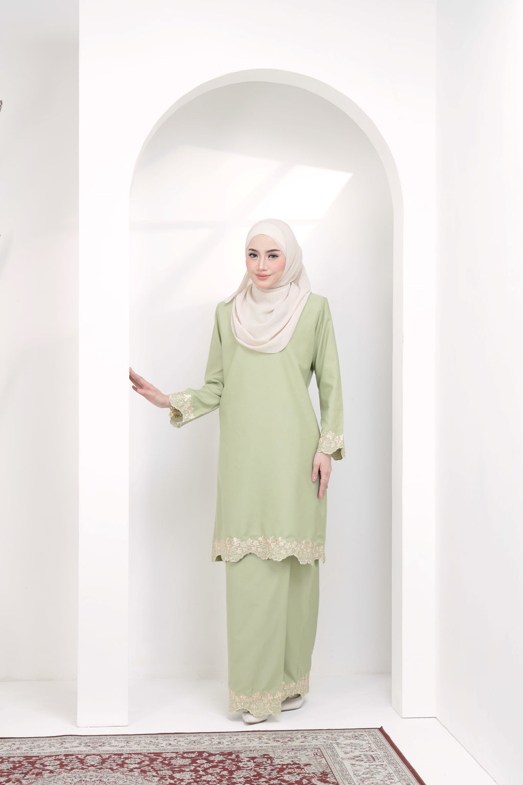 FIONA ROSE EXCLUSIVE 2.0 - FRE-215- DUSTY GREEN (GERMAN COTTON)