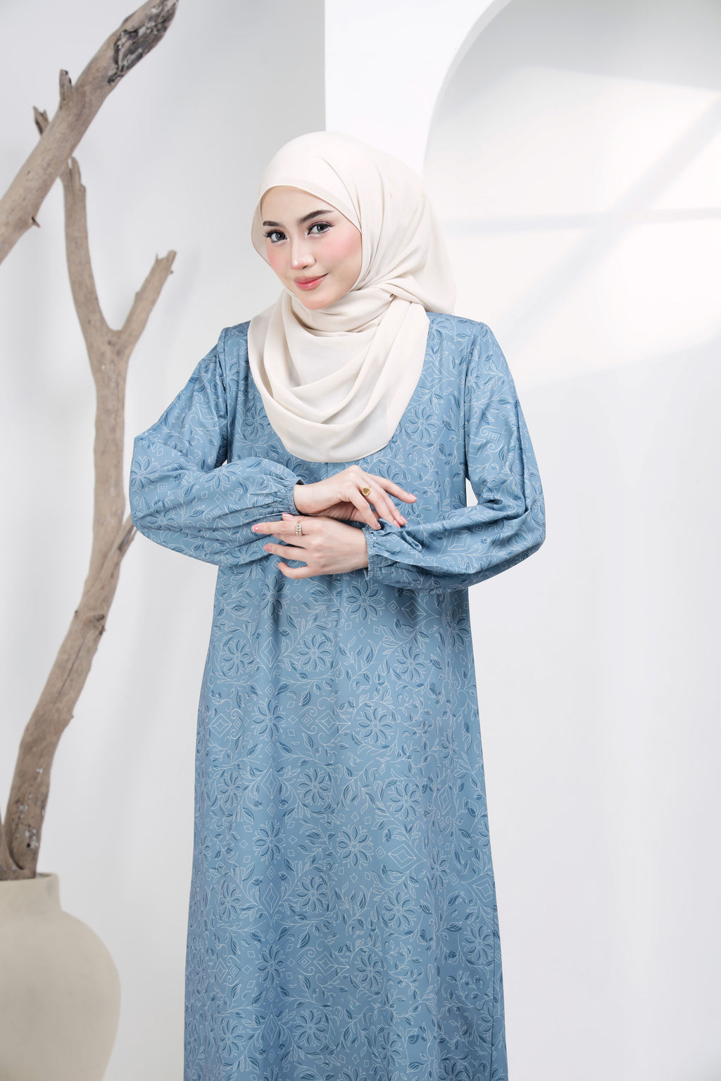 Jubah Zahra Exclusive - JZE-101 ( BLUE )
