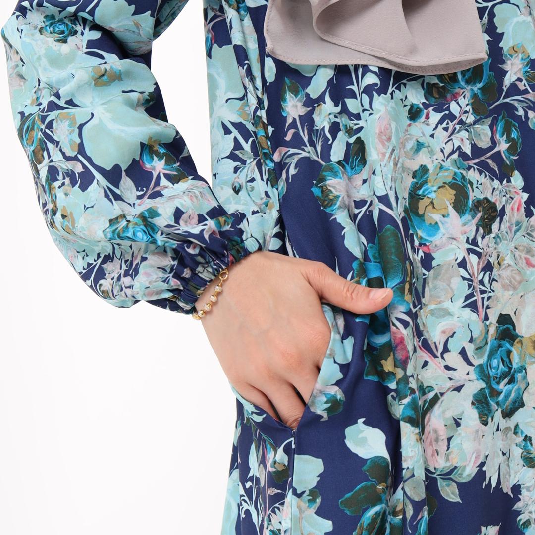 Jubah Maryam Exclusive - JME-802 ( DARK BLUE )