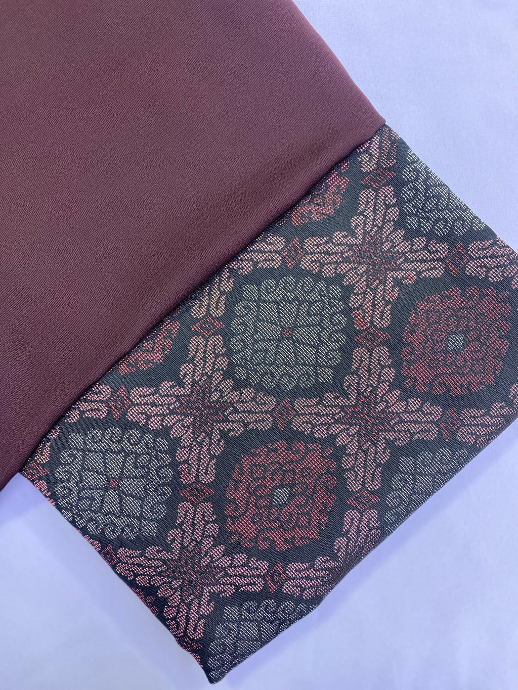 Qaseh Puteri Songket - BURGUNDY