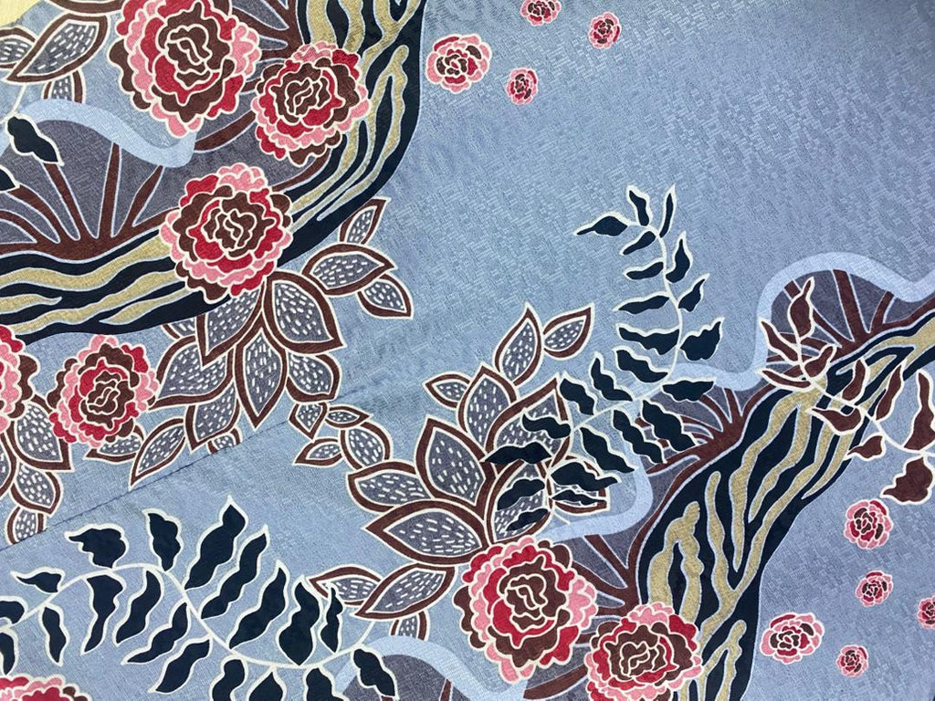 LARA BATIK EXCLUSIVE - LBE-114 ( ASH BLUE )