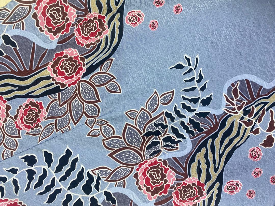 LARA BATIK EXCLUSIVE - LBE-114 ( ASH BLUE )