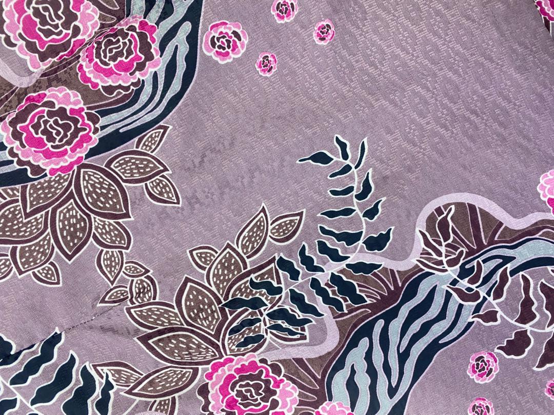 LARA BATIK EXCLUSIVE - LBE-110 ( DUSTY PURPLE )