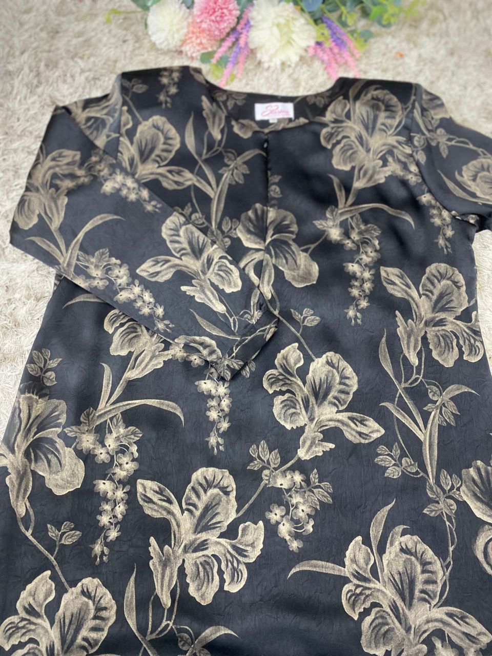 Jubah Camelia Exclusive - JCE-170 ( BLACK )