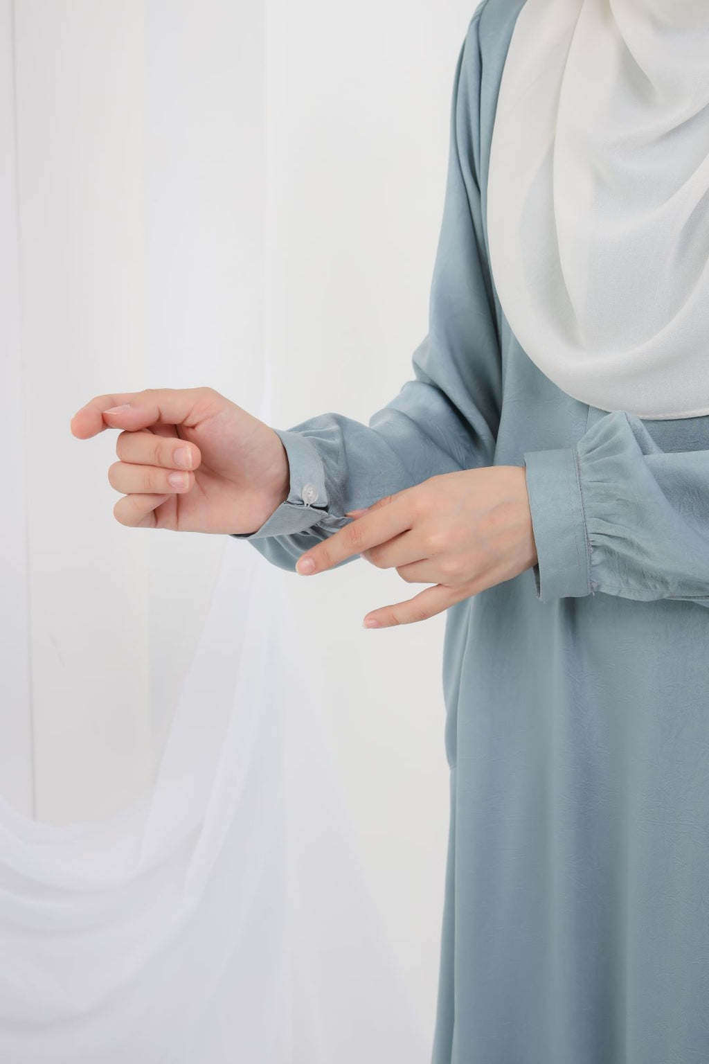 Jubah Maisarah - JMP-902 ( DUSTY BLUE )