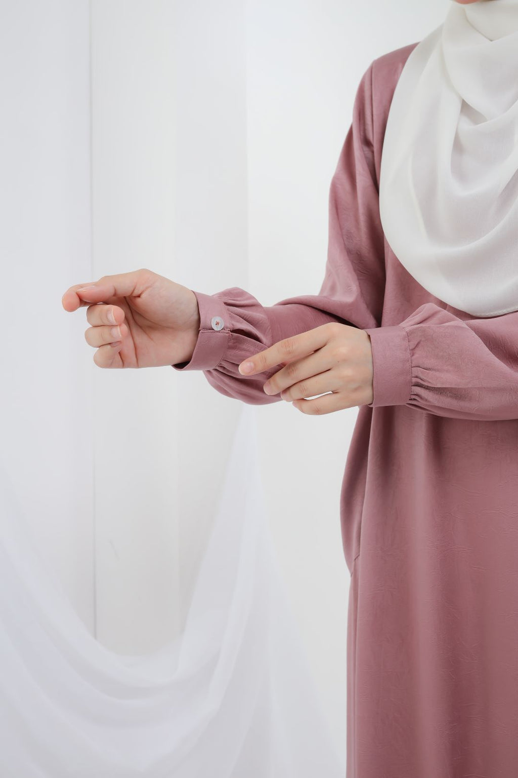 Jubah Maisarah -  JMP-904 ( DUSTY MAUVE )