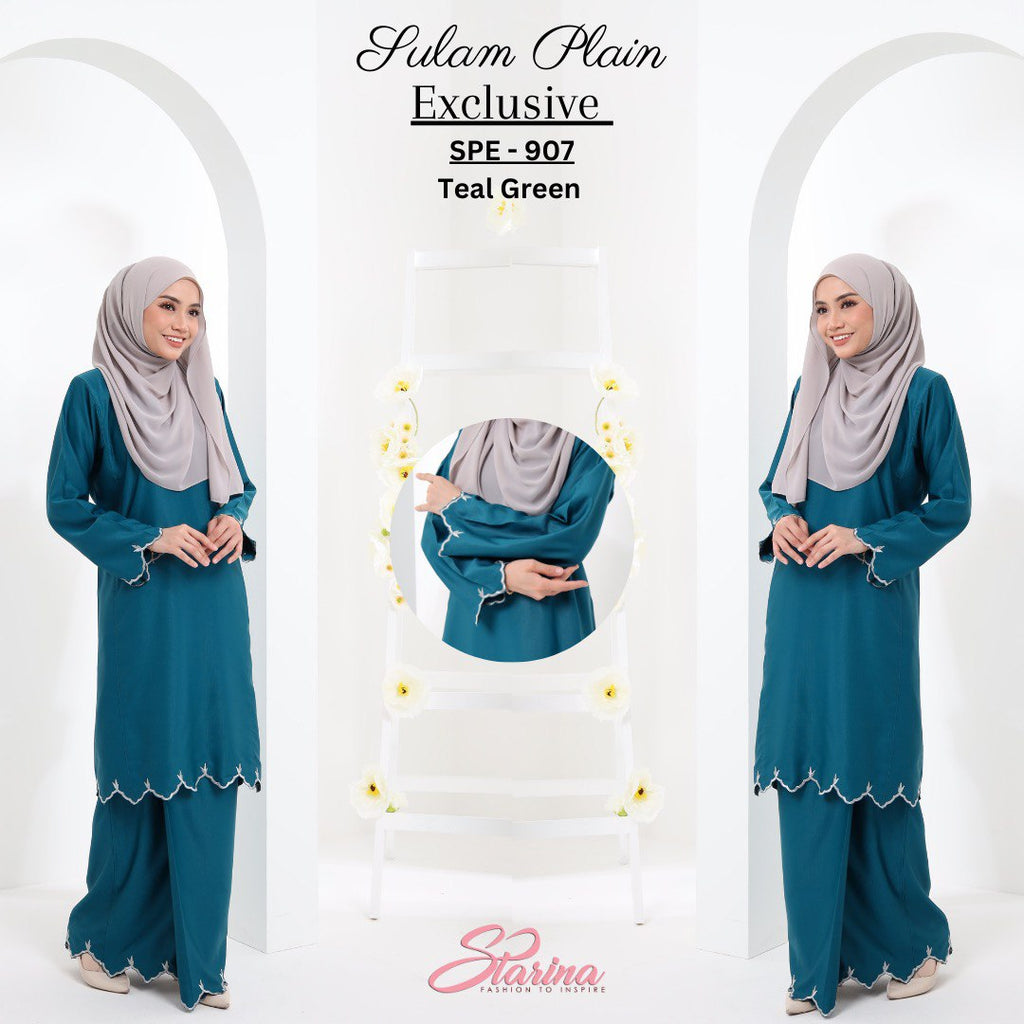 STARINA PLAIN EXCLUSIVE - TEAL BLUE