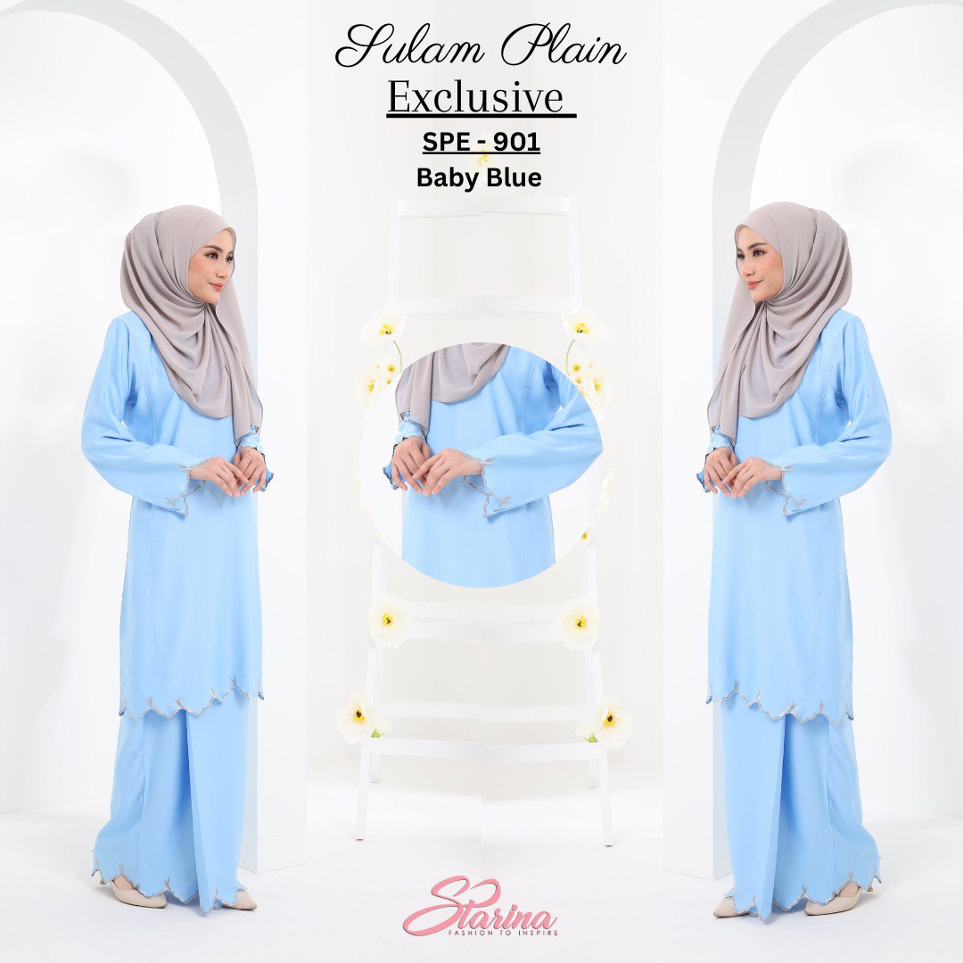 STARINA PLAIN EXCLUSIVE - BABY BLUE