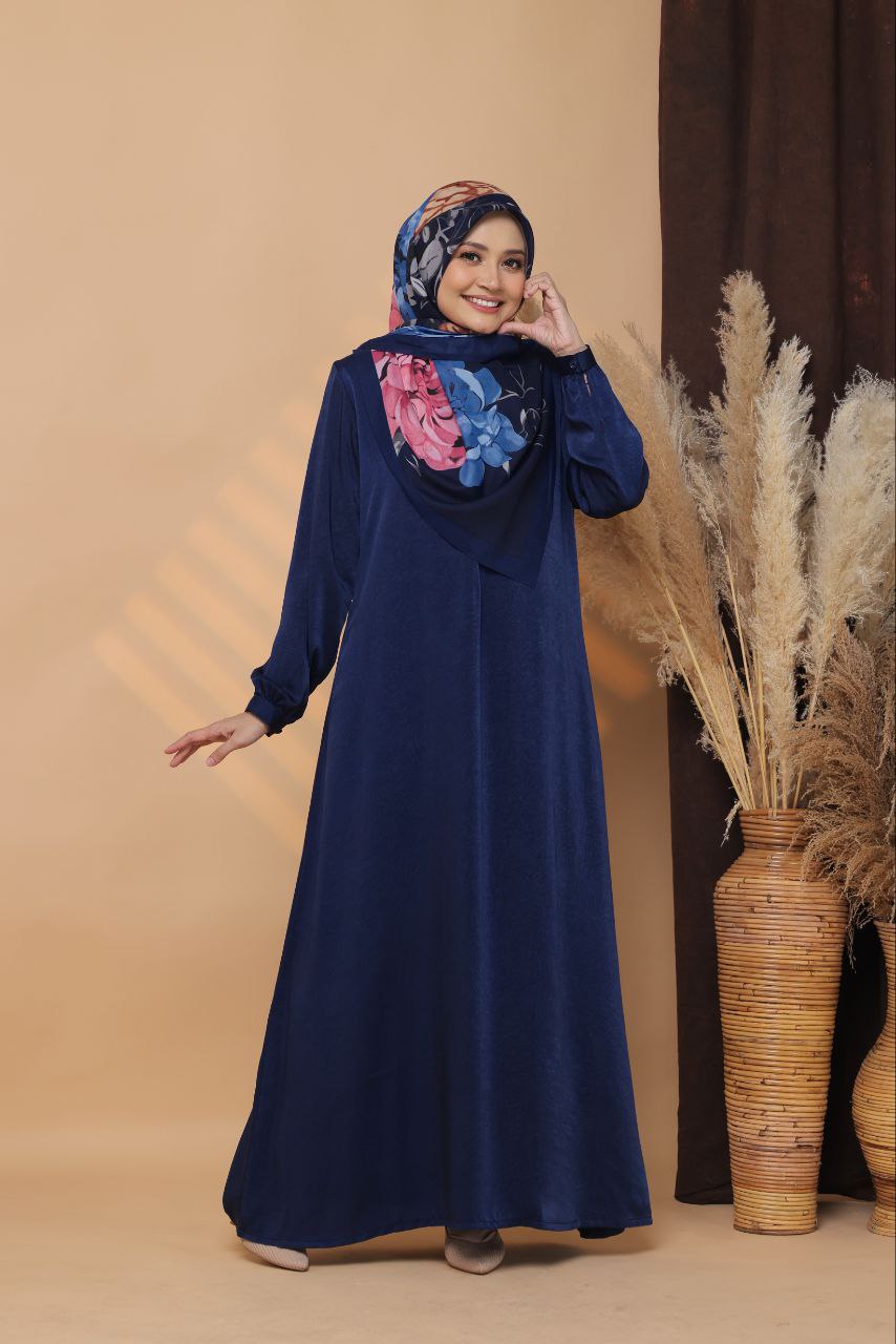 Jubah Maisarah -JMP-905 ( BLUE BLACK )