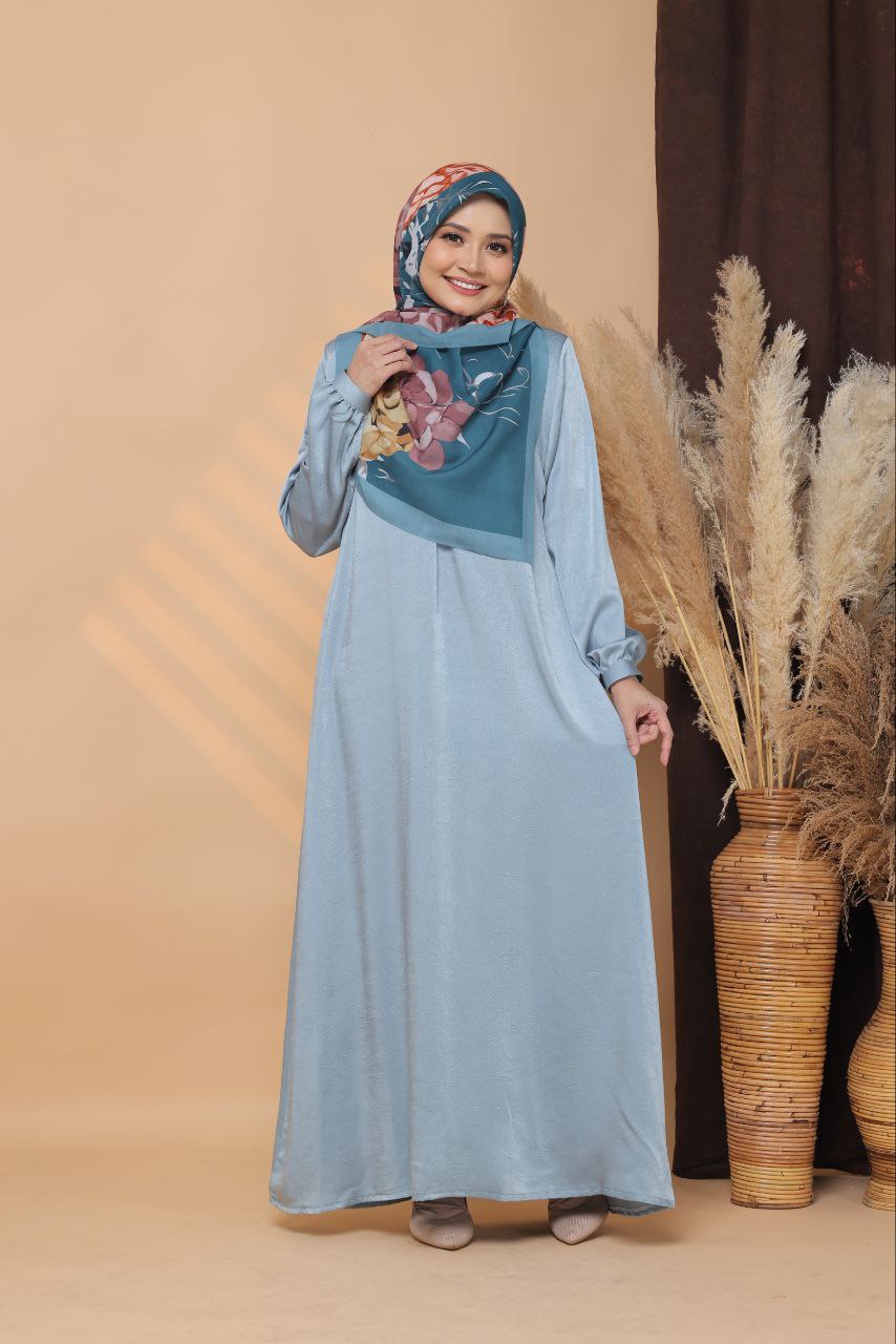 Jubah Maisarah - JMP-902 ( DUSTY BLUE )