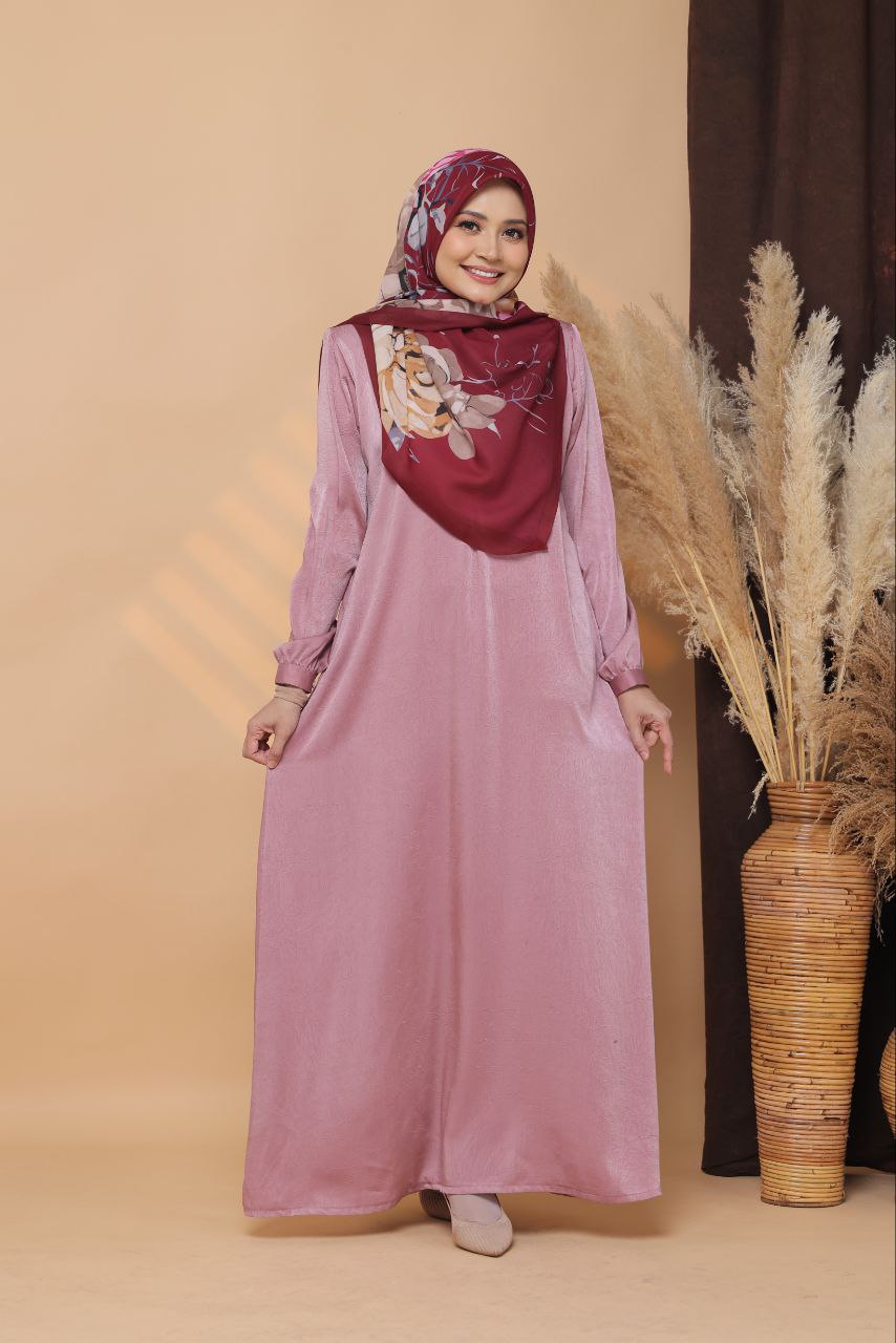 Jubah Maisarah -  JMP-904 ( DUSTY MAUVE )