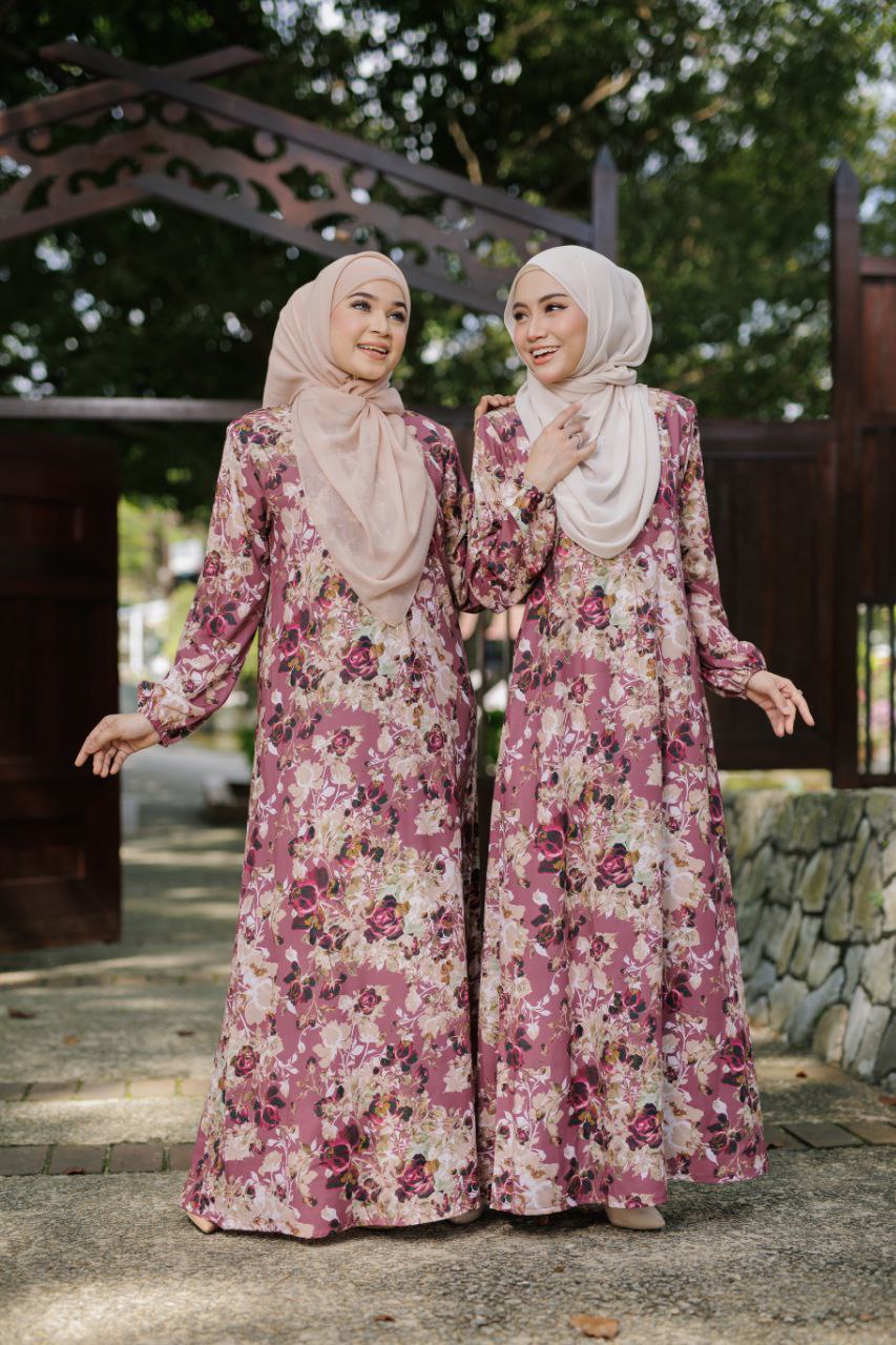 Jubah Maryam Exclusive - JME-804 ( PLUM )