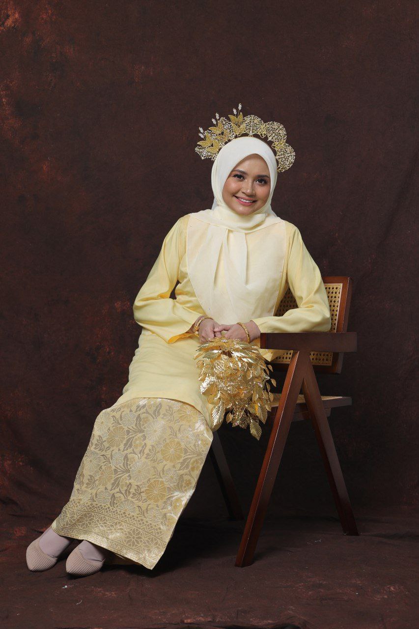 Qaseh Puteri Songket - LIGHT YELLOW