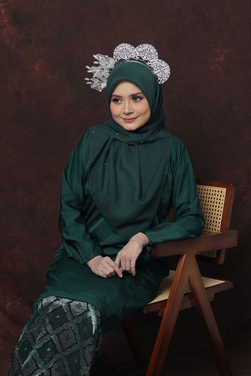 Qaseh Puteri Songket - EMERALD GREEN