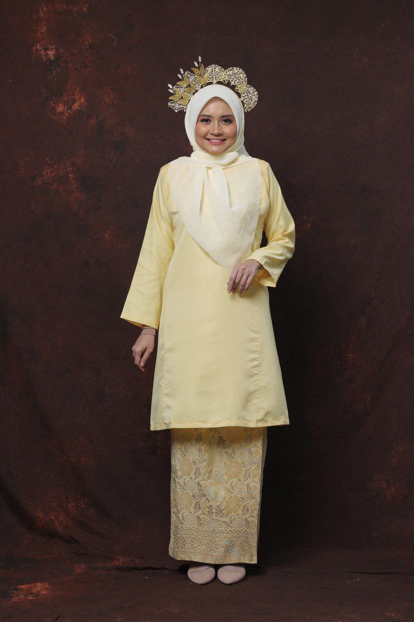 Qaseh Puteri Songket - LIGHT YELLOW