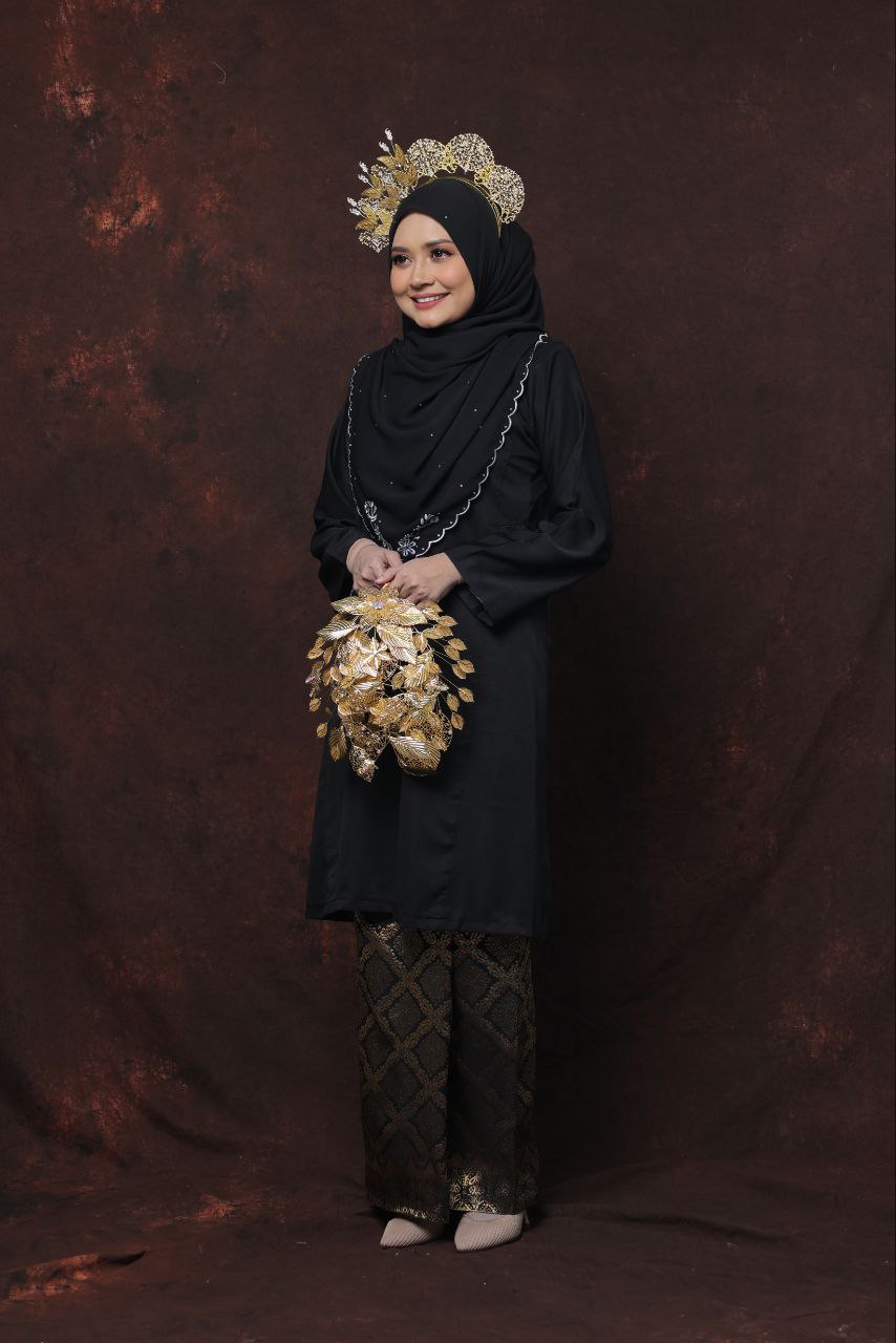 Qaseh Puteri Songket -BLACK